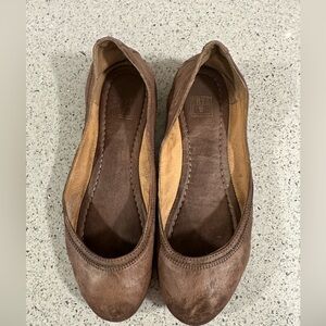Frye Women's Brown Leather Flats 8